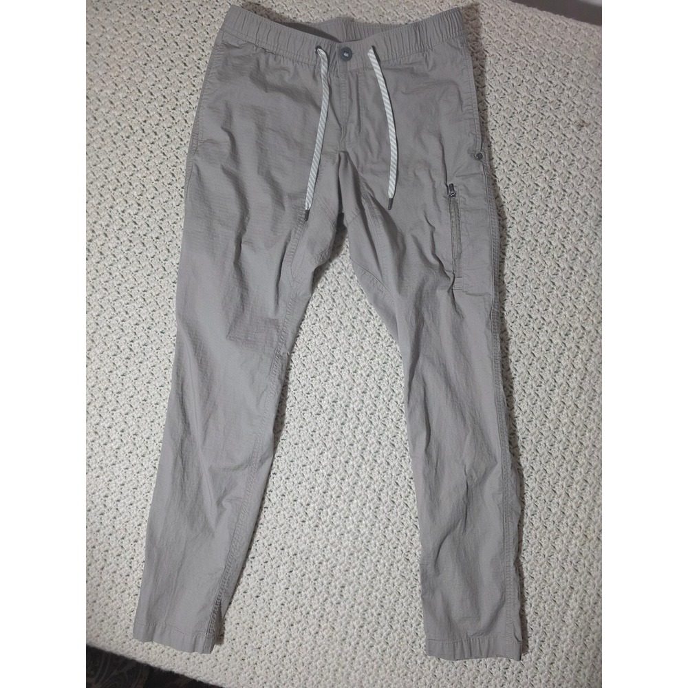 Vuori Ripstop Climber Pants Mens Small Grey Excellent Stretch Hiking Outdoor